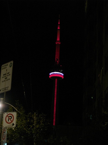 Nuit Blanche 2008 - CN Tower