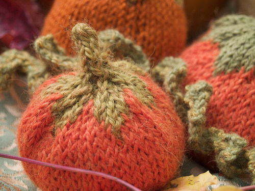 Knitted Pumpkin Patch