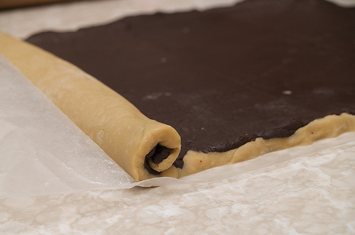 Pinwheel cookie dough Pinwheel cookie dough
