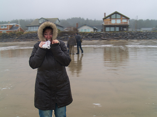 Icky rain at Cannon Beach!!!