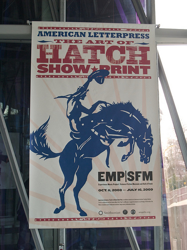 The Hatch Show Print poster Hatch Show Print at EMP