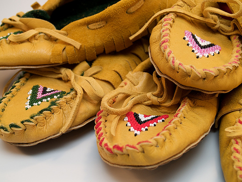 The ladies' moccasins Moccasins - women's