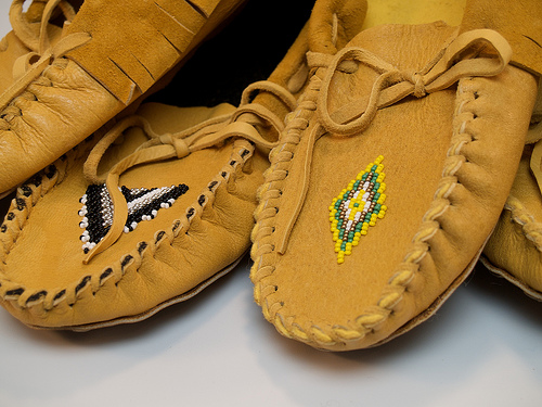 The mens' moccasins Moccasins - men's