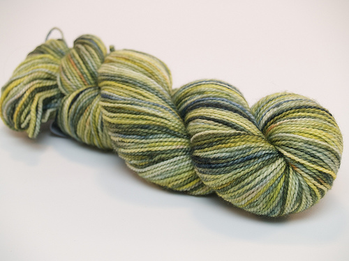 Curious Creek Fiber Wasonga in 'Birches in Norway' Curious Creek Fibers Wasonga in Birches in Norway