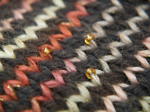 Bead detail Silky Beady Spiraly Hat