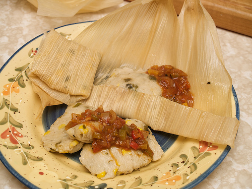 Chili & Corn Tamales