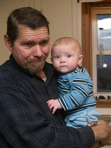 An uncanny likeness Magnus & Grampa