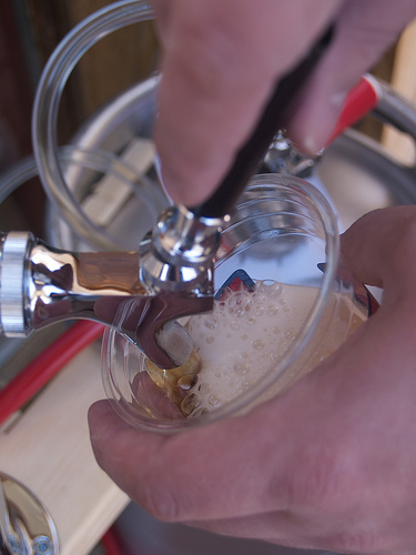 The first pour First pour