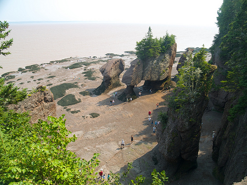 Hopewell Rocks at low tide Hopewell Rocks, Bay of Fundy
