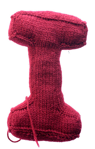 Knitted Letter 