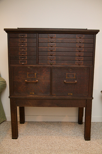 The old cabinet, with new life Finished Cabinet