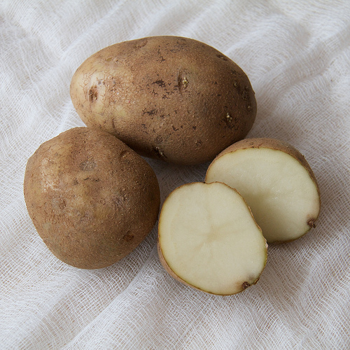 Russet potatoes