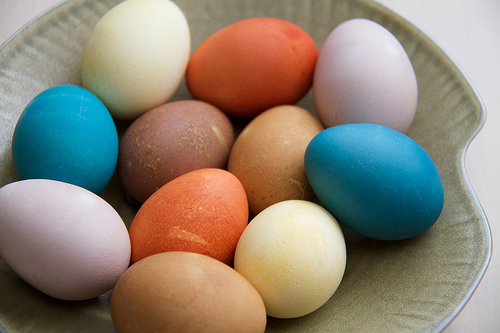 Natural Dyes for Easter Eggs