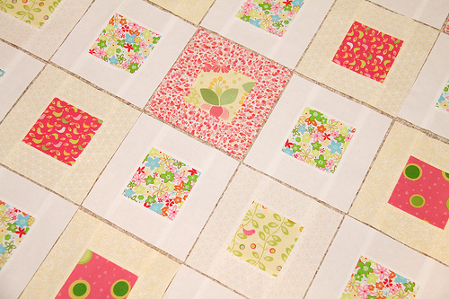 Quilt block detail Baby Quilt for my niece
