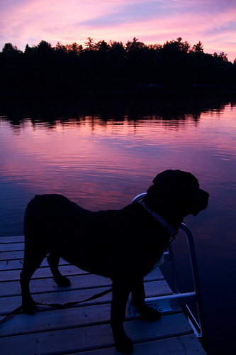 Sunset at the cottage