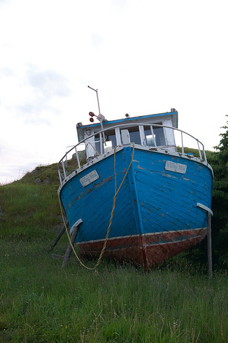 Old ship in Trinity Old ship in Trinity