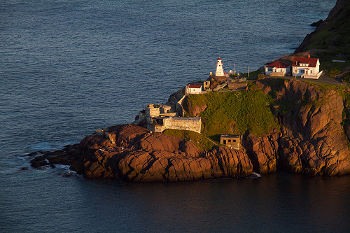 View of the St. John's lighthouse, from Signal Hill