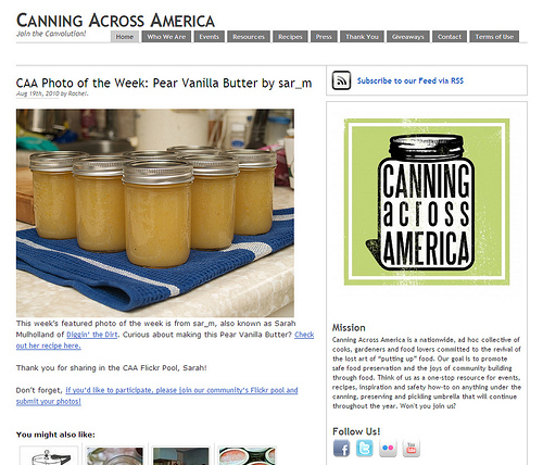 Canning Across America's Photo of the Week!