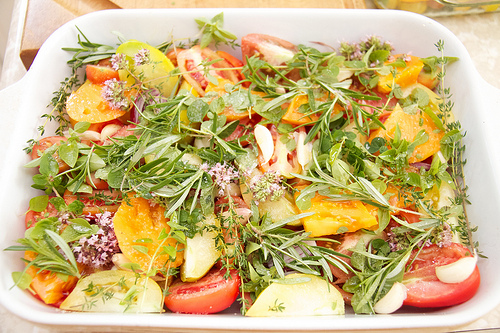 Great way to use a gluteny of herbs, too Great way to use a gluteny of herbs, too