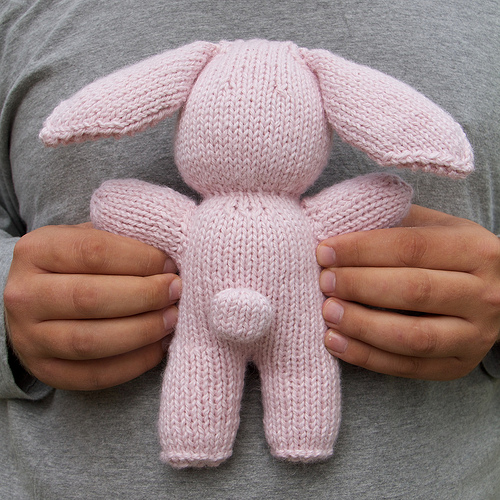 Last minute knitted bun Last minute knitted bun