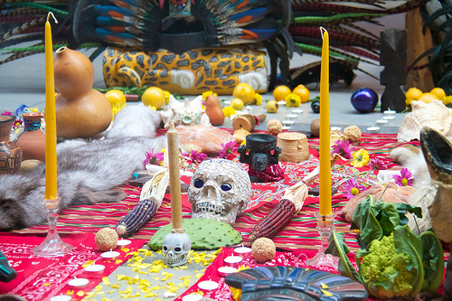 Dia de los Muertos altar