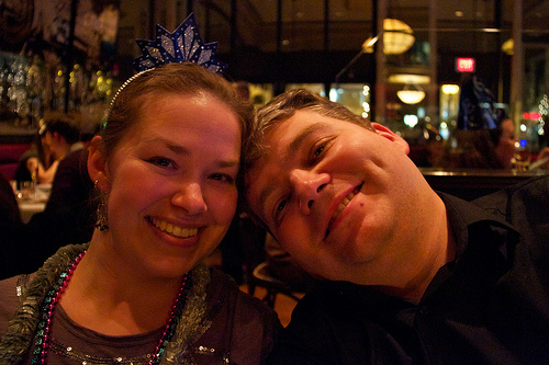 Me and my man ringing in 2011