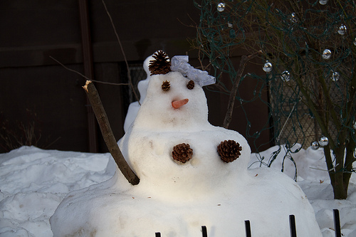 Squat snowlady Squat snowlady