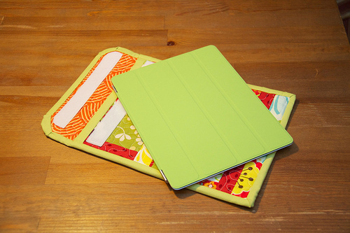 my iPad and the case I made my iPad and the case I made