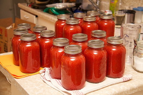 17L of tomato sauce! 17L of tomato sauce!