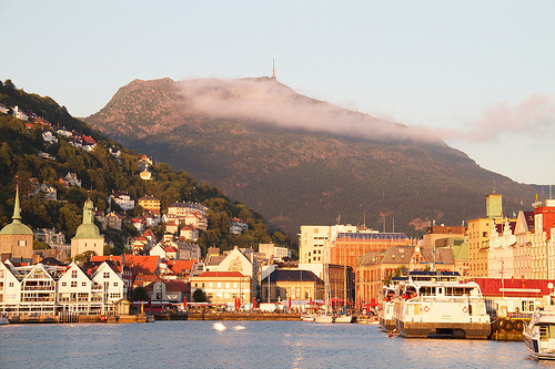 One of the seven mountains that surround Bergen One of the seven mountains that surround Bergen