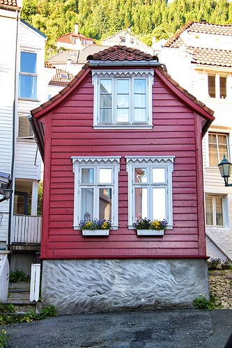 Hillside house, in Bergen