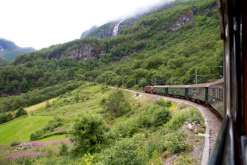 The Flåmsbana (Flåm Railway)