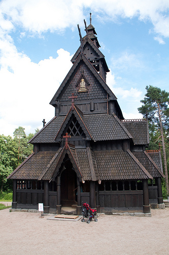 Stave Church from Gol at the Norsk Folkemuseum