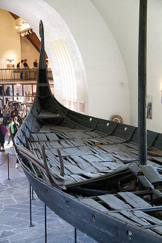 A view into the Oseberg Ship A view into the Oseberg Ship