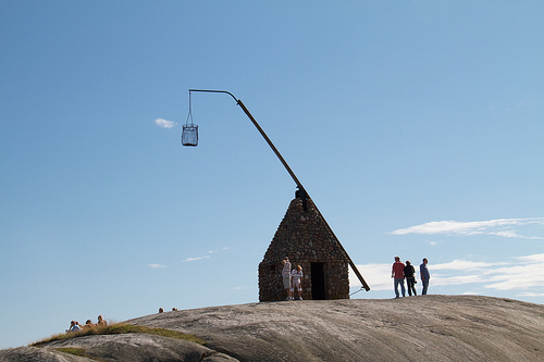 The old lighthouse at Verdens Ende, Norway