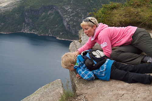 Guro & Kyrre at Preikestolen Preikestolen, Norway