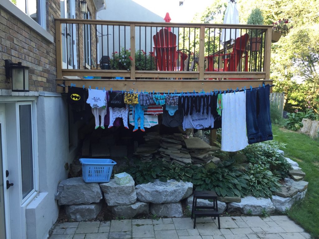 Clothesline hack genius