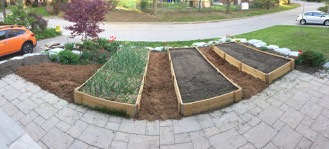 New, larger raised beds